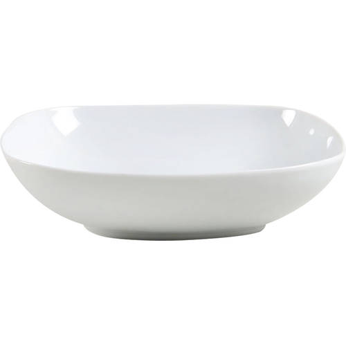 White Squares 8" Individual Pasta Bowl