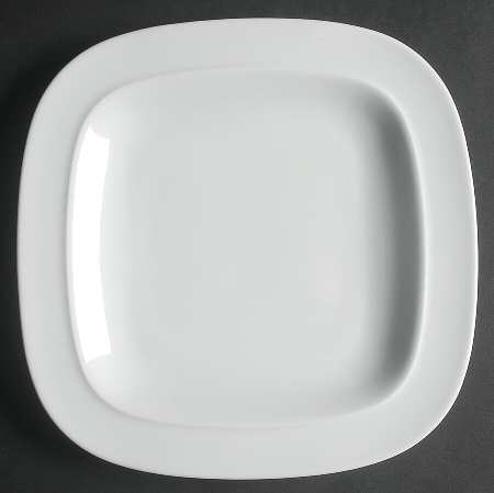 White Squares Salad/Dessert Plate by Denby-Langley