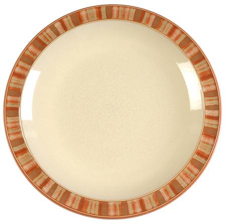 Fire Stripes Tea Plate by Denby-Langley