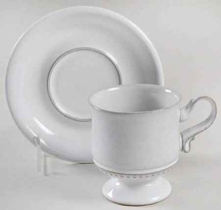 Alsace Footed Cup & Saucer Set