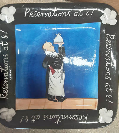 Reservations at 8 Square Dinner Plate