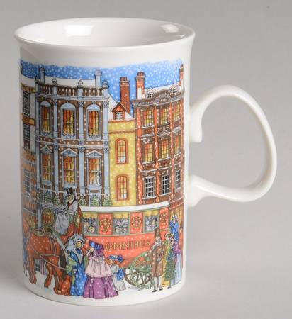 Christmastime Bone Mug