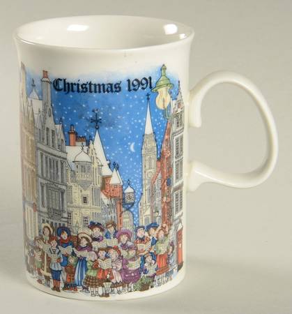 Christmastime Bone Mug