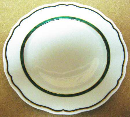 Dome Green Dinner Plate