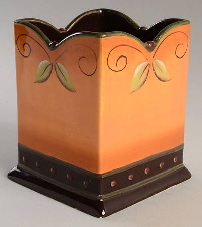 Chocolate Berries Utensil Holder