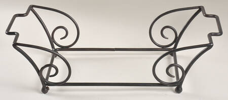 Chocolate Berries Metal Holder for 3 Quart Rectangle Casserole