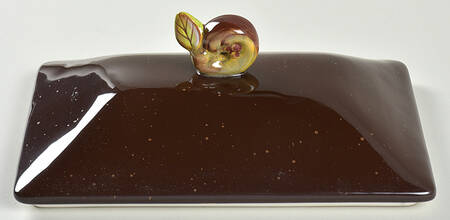 Chocolate Berries Lid for 3 Quart Rectangular Casserole