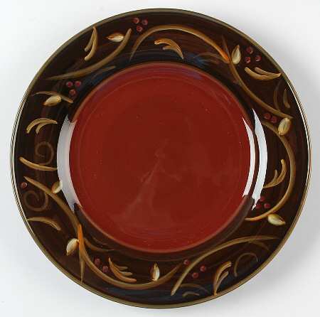 Chocolate Berries Dinner Plate