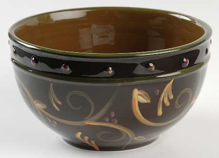 Chocolate Berries Coupe Cereal Bowl