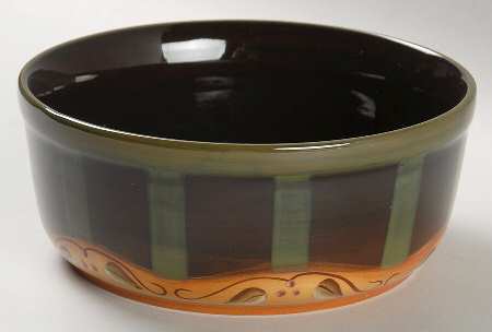 Chocolate Berries Medium Pet Bowl