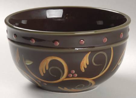 Chocolate Berries Coupe Cereal Bowl