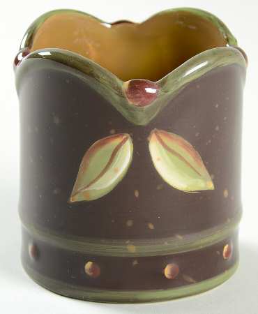 Chocolate Berries Votive Candleholder
