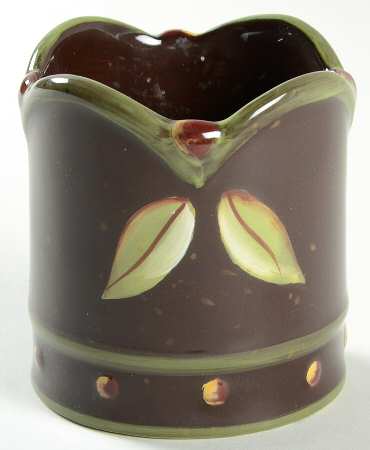 Chocolate Berries Votive Candleholder