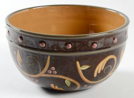 Chocolate Berries Coupe Cereal Bowl