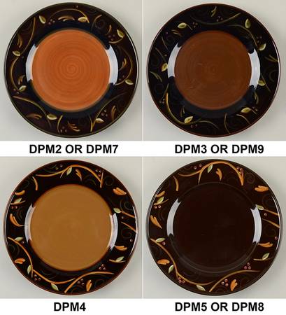 Chocolate Berries Dinner Plate