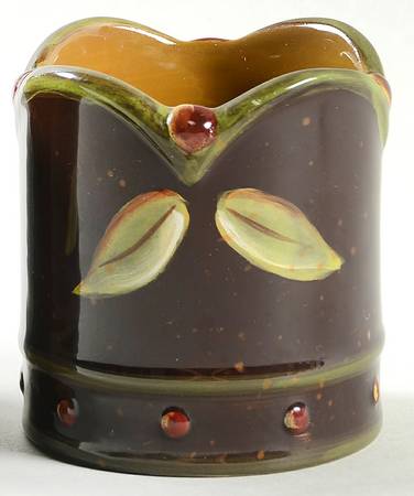 Chocolate Berries Votive Candleholder