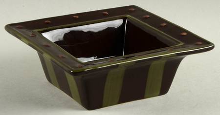 Chocolate Berries Square Individual Snack Bowl