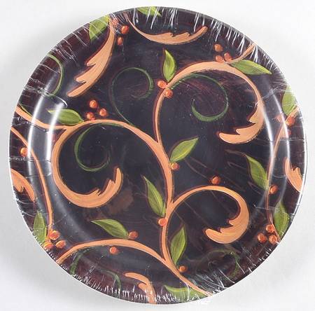 Chocolate Berries (Pack of 8) Paper Dessert Plate