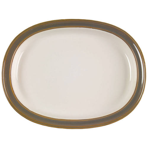Sirocco Spruce Green 14" Oval Serving Platter