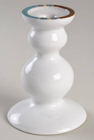 Mesa White Sand (Made in Japan) Single Light Candlestick