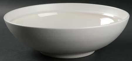 Tera White 11" Round Serving Bowl
