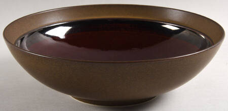 Tera Brown 11" Round Serving Bowl