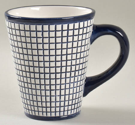 Gridworks Blue (Grid Only Rim) Mug