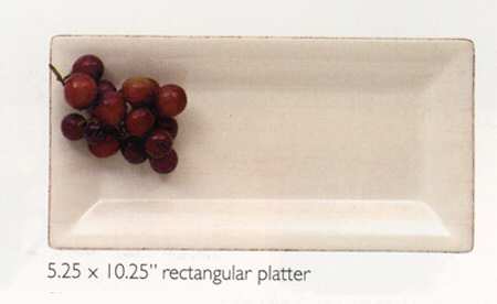 Patina Cream 10" Rectangular Serving Platter