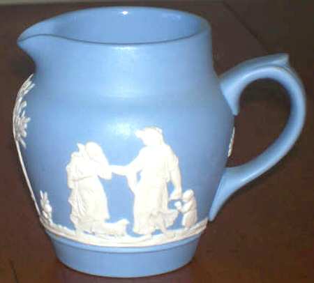 Jasper Ware Cream on Blue Creamer
