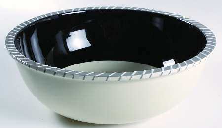 Sundial Midnight 10" Round Vegetable Bowl