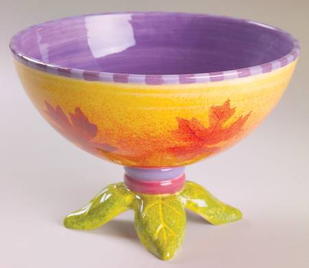 Fall 7" Footed Bowl