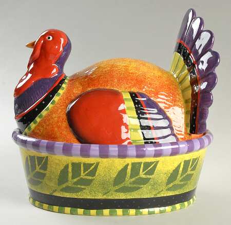 Fall Figural Covered Dish