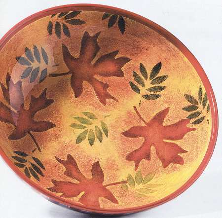 Fall 13" Round Serving Bowl