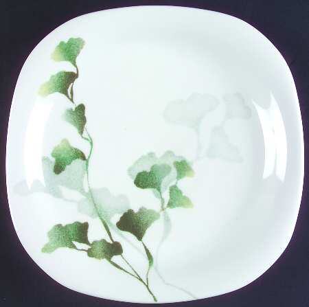 Ginkgo Branch Square Salad Plate