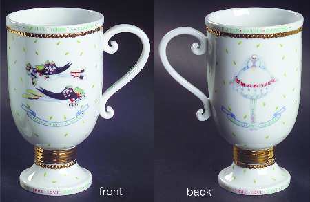 Twelve Days of Christmas Pedestal Mug