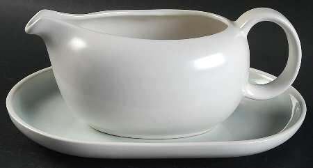 Arvada Palm Gravy Boat & Underplate