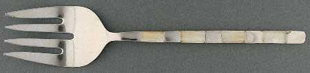 Exotic Salad Serving Fork with Stainless Prongs
