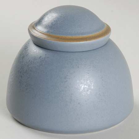 Santiago Square Blue Sugar Bowl & Lid