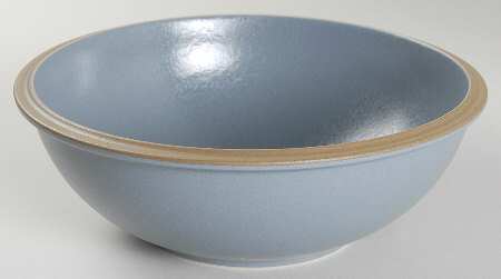 Santiago Square Blue 9" Round Vegetable Bowl