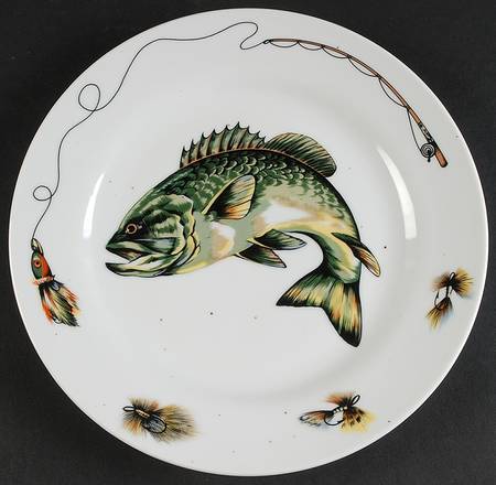 Lake Luncheon Plate