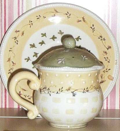 Devonshire Place 3-Piece Pot de Creme with Underplate