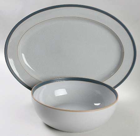 Leano Blue 2 Piece Serving Set