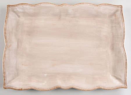 St. Remy Bleached Sand 15" Rectangular Serving Platter