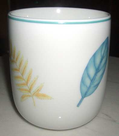 Foliage & Flowers (Marbled Rim) Mug