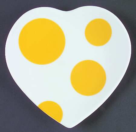Color Dots Dessert/Pie Plate