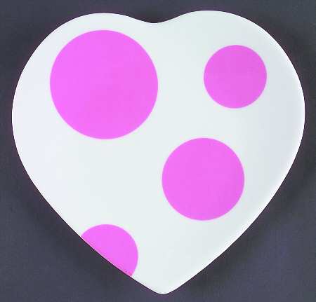 Color Dots Dessert/Pie Plate