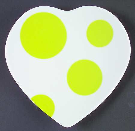 Color Dots Dessert/Pie Plate