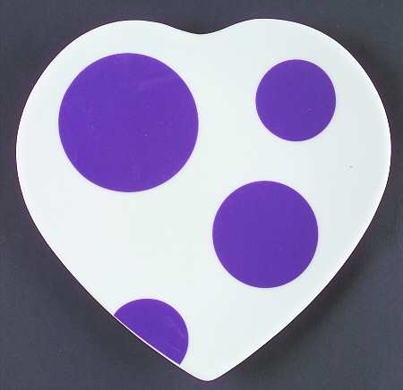 Color Dots Dessert/Pie Plate