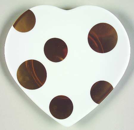 Gold Dots Dessert/Pie Plate
