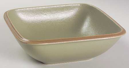 Santiago Square Green Soup/Cereal Bowl